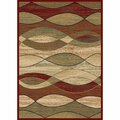 Mayberry Rug 7 ft. 10 in. x 9 ft. 10 in. City Surf Claret Area Rug CT1104 8X10